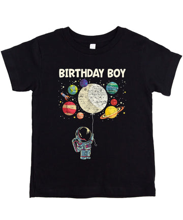 Astronaut Birthday Boy or Girl Matching Family Space Party Tee for Mom, Dad, & Siblings - Sold Individually