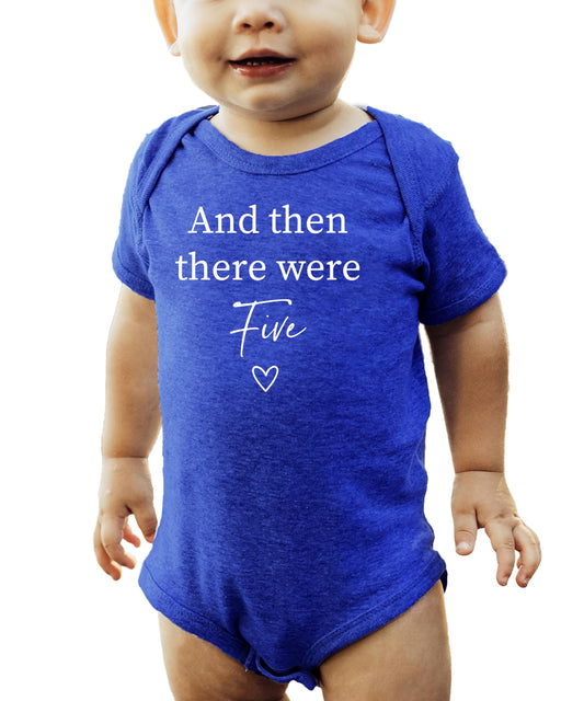 And Then There Were Baby Announcement Bodysuit