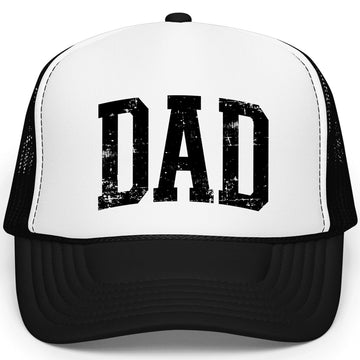 Dad Bold Distressed Classic 5 Panel Mesh Foam Front Snap Back Trucker Hat