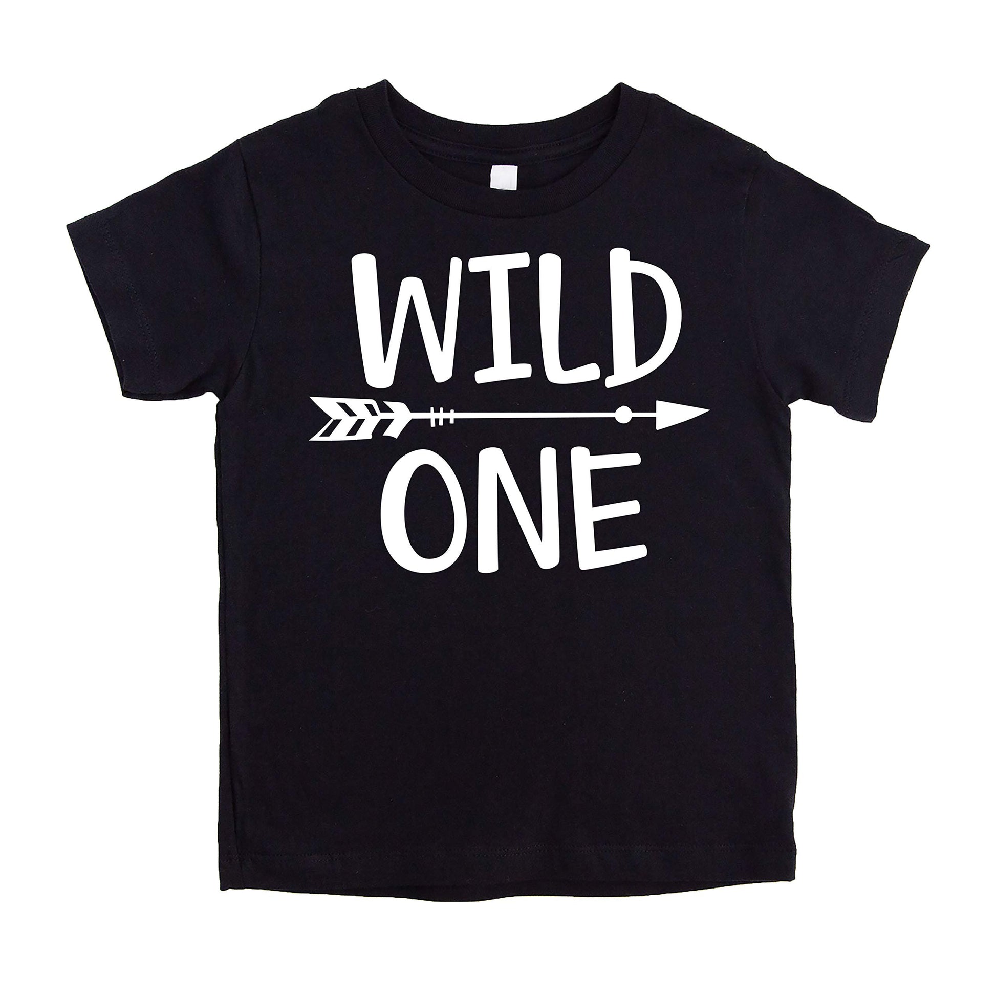 Wild One boys birthday shirt with arrow graphic and tribal styling