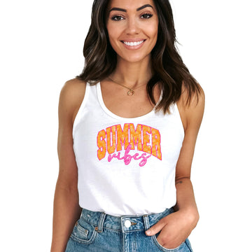 Summer Vibes Tank Top for Women and Teens
