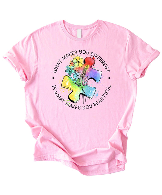 What Makes You Different Autism Awareness Shirt