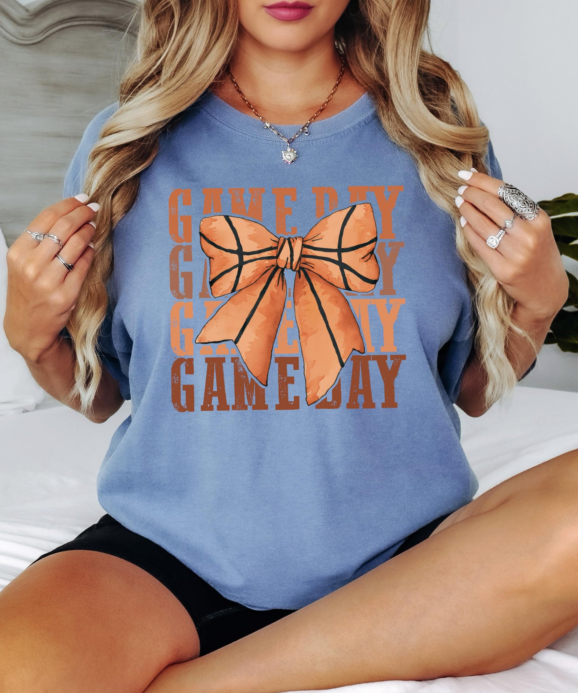 Women's basketball shirt styled for casual game day wear