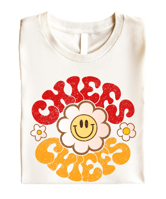 Groovy Daisy School Spirit Shirt for Chiefs Game Day Apparel for Adults and Kids