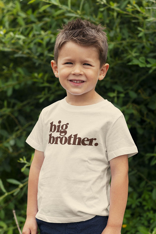 Bold Promoted to Big Brother Sibling Reveal Shirt for Boys Sibling Outfit