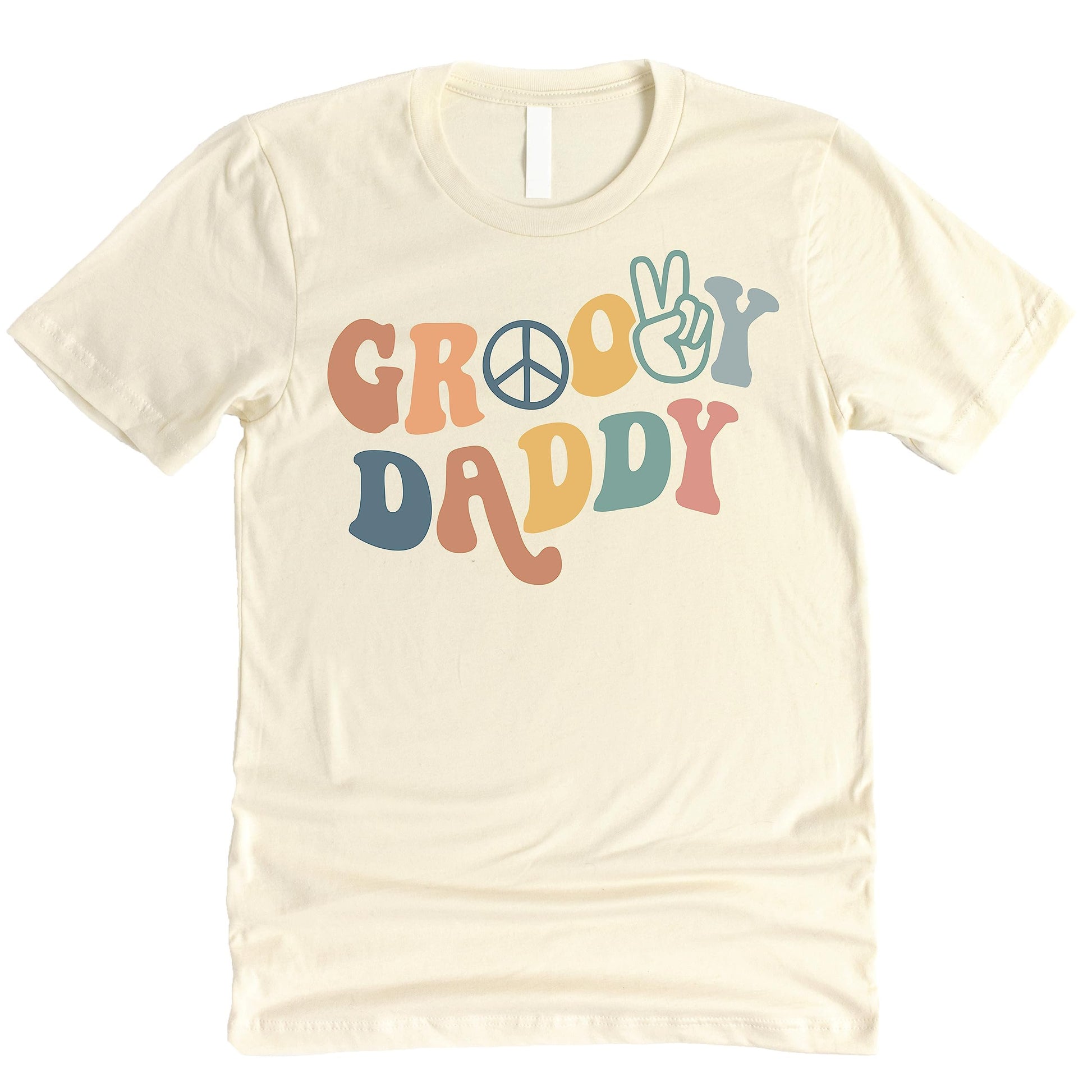 Retro-style Groovy Mom graphic tee for women — part of Olive Loves Apple family matching collection