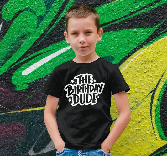 The Birthday Dude Stars Shirt Birthday Boys Outfit for All-Ages