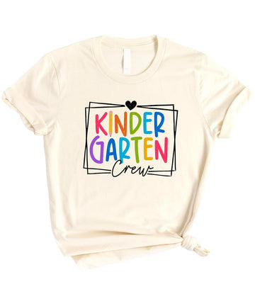 Kindergarten Crew Shirt for Girls | First Day of School Tee
