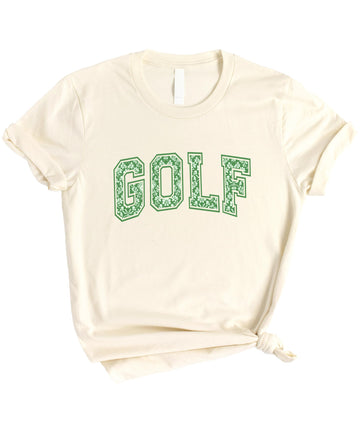 Cute Floral Golf Tee for Women & Girls | Spring Golfer Shirt