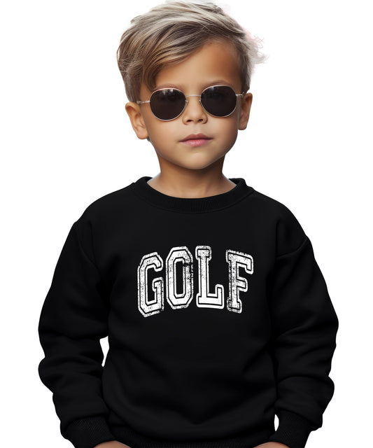 Distressed Golf Sweatshirt for Men and Women Vintage Golfer Pullover