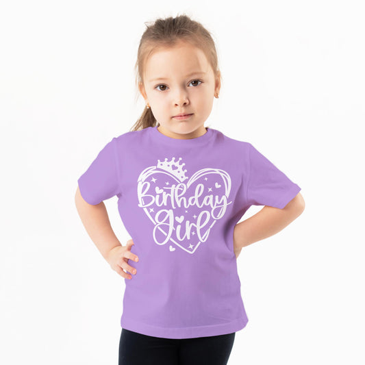 Birthday Girl Princess Crown Shirt | Girls Party Outfit