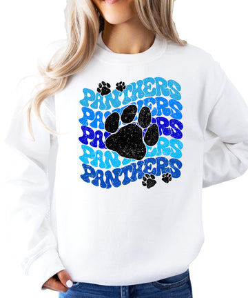 Olive Loves Apple Vintage Panthers Sweatshirt Trendy Sports Season Sweater for Adults, Youth and Teens