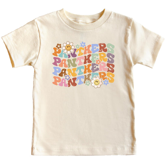 Trendy Panthers team spirit shirt with vintage-inspired design perfect for game day outfit