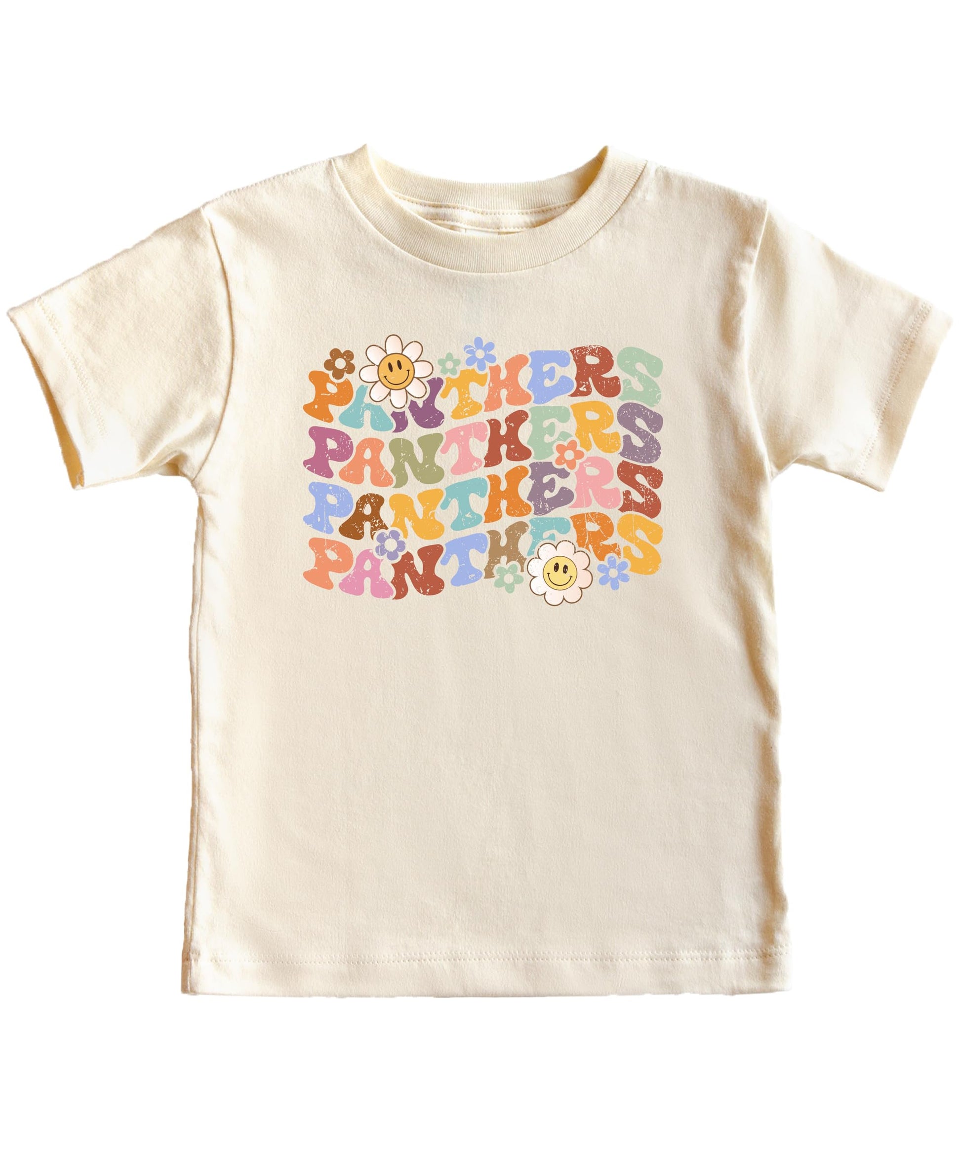 Trendy Panthers team spirit shirt with vintage-inspired design perfect for game day outfit