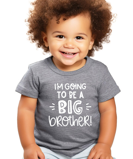 Big Brother New Baby Reveal I'm Going to Be A Big Brother New Sibling Announcement T-Shirts