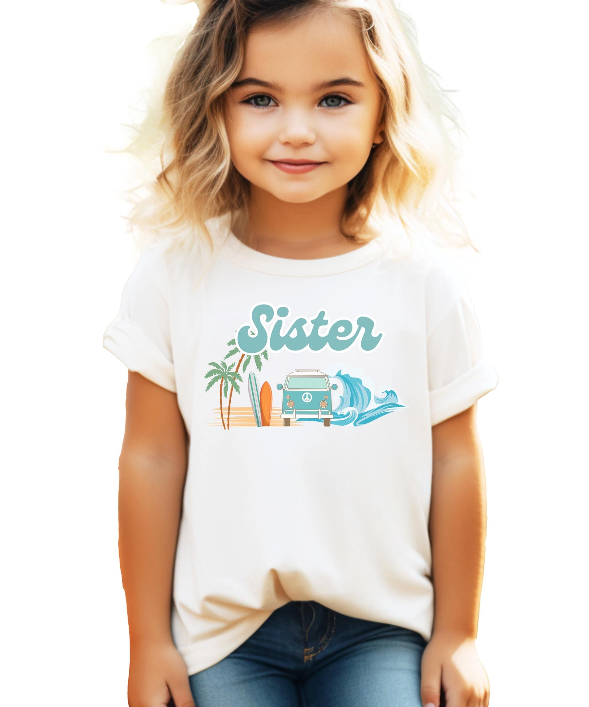 Men's natural shirt featuring The Big One surf theme birthday graphic for daddy, shown flat lay