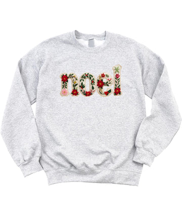 Noel Christmas Sweatshirt | Festive Holiday Crewneck