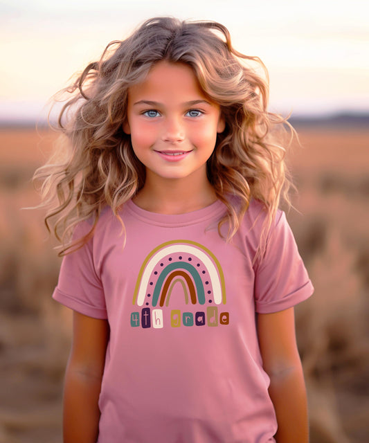 4th Grade Rainbow First Day of School Gift Back to School