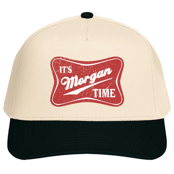It's Morgan Time Women's Canvas Trucker Hat - Trendy Country Western Cowgirl Snapback Adjustable Cap