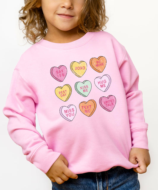 Olive Loves Apple Matching Valentine's Day Sweatshirt for Girls & Women Outfits