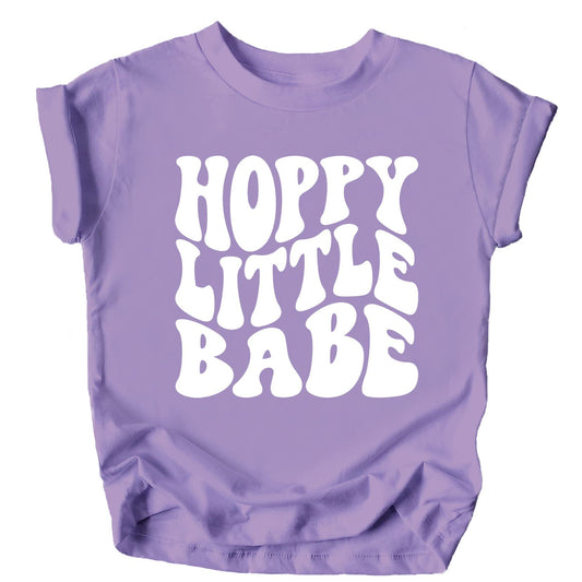 Hoppy Little Babe Easter Shirts and Bodysuits for Baby & Toddler Youth Girls Shirt