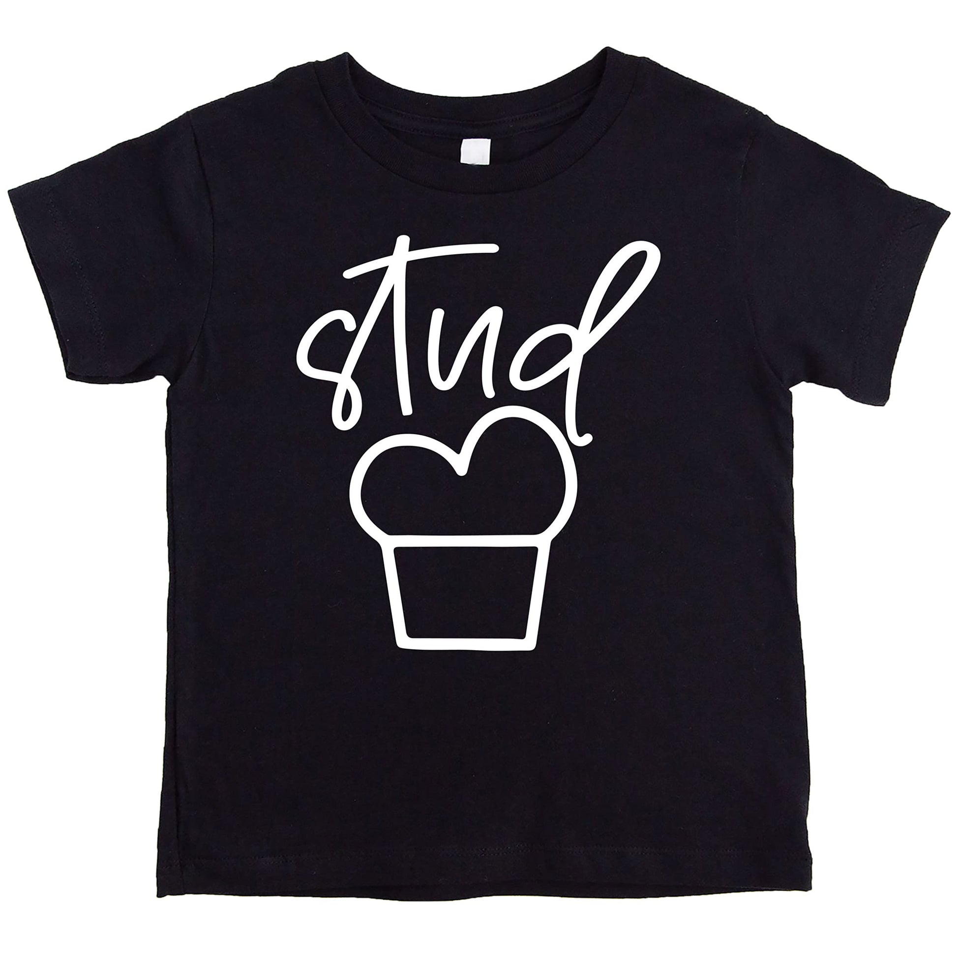 Stud Muffin funny graphic shirt for boys on royal blue tee