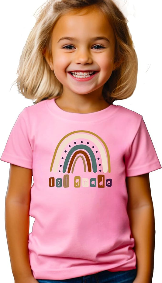 1st Grade Rainbow First Day of School Shirt